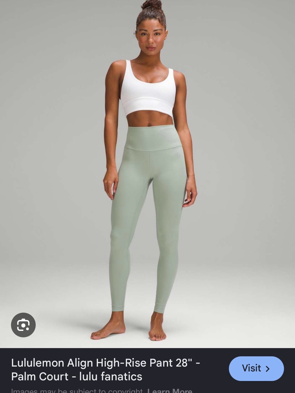 Lululemon Align leggings with pockets in shade Palm Court
